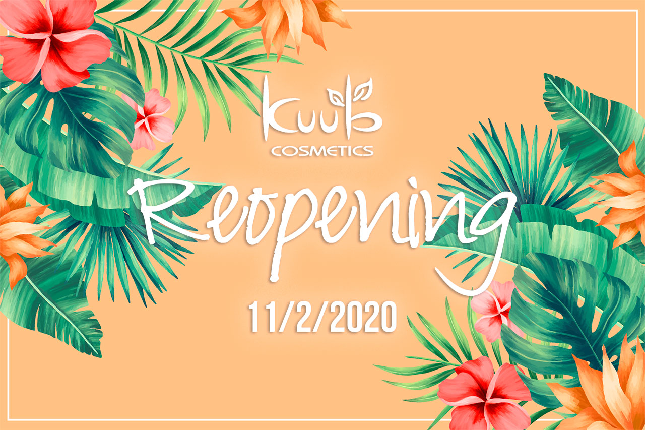 Reopening from Novenber 2nd, 2020